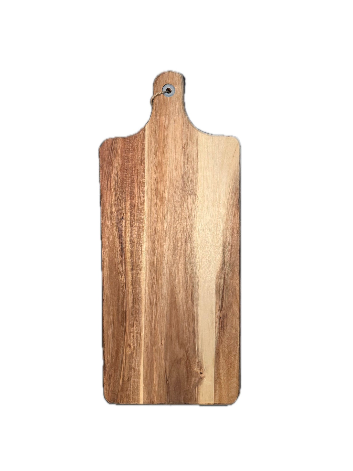 Borrelplank acacia rechthoek met handvat 52x22