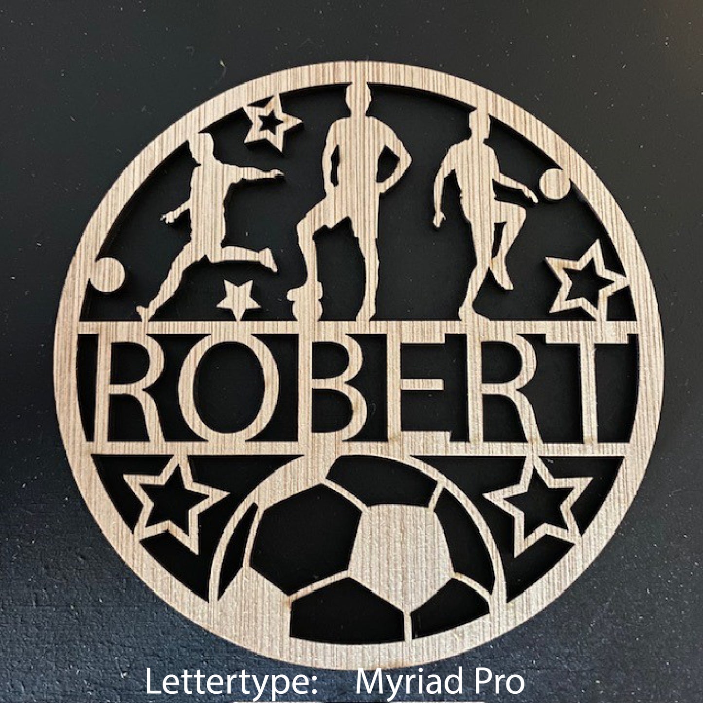 Decoratie met naam - Voetbal 2