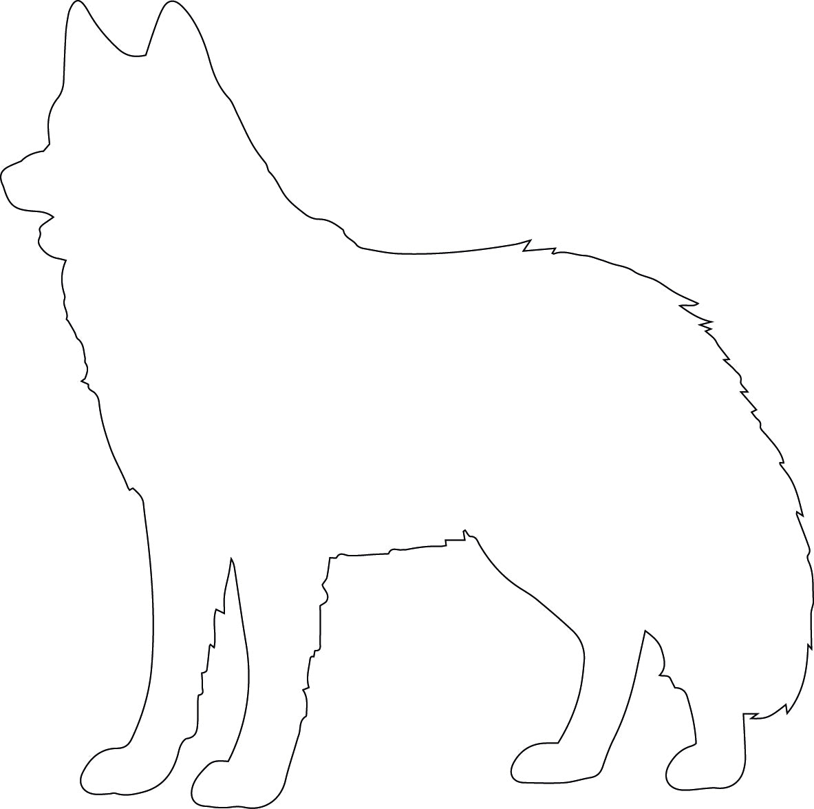 Voerbak/waterbak hond met naam en silhouet