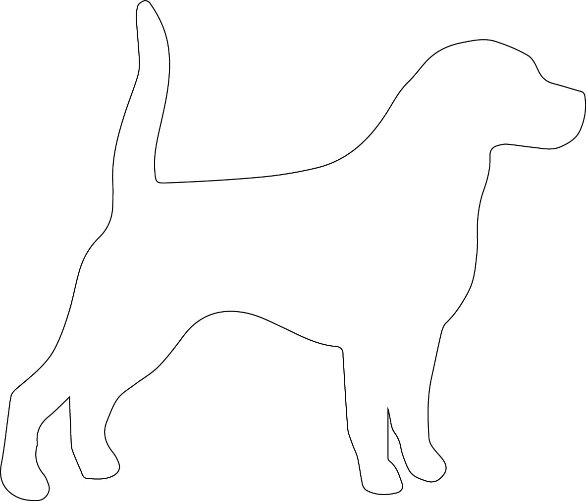 Voerbak/waterbak hond met naam en silhouet