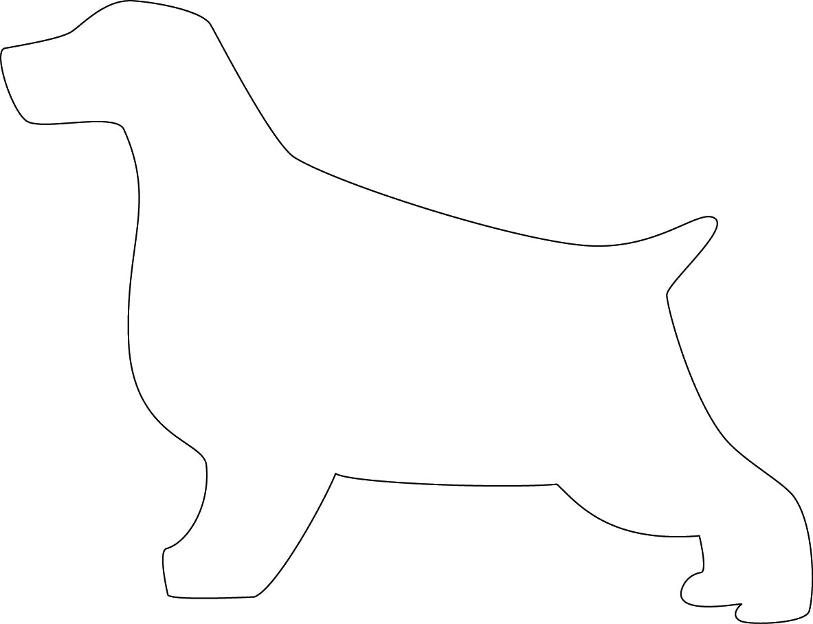Voerbak/waterbak hond met naam en silhouet