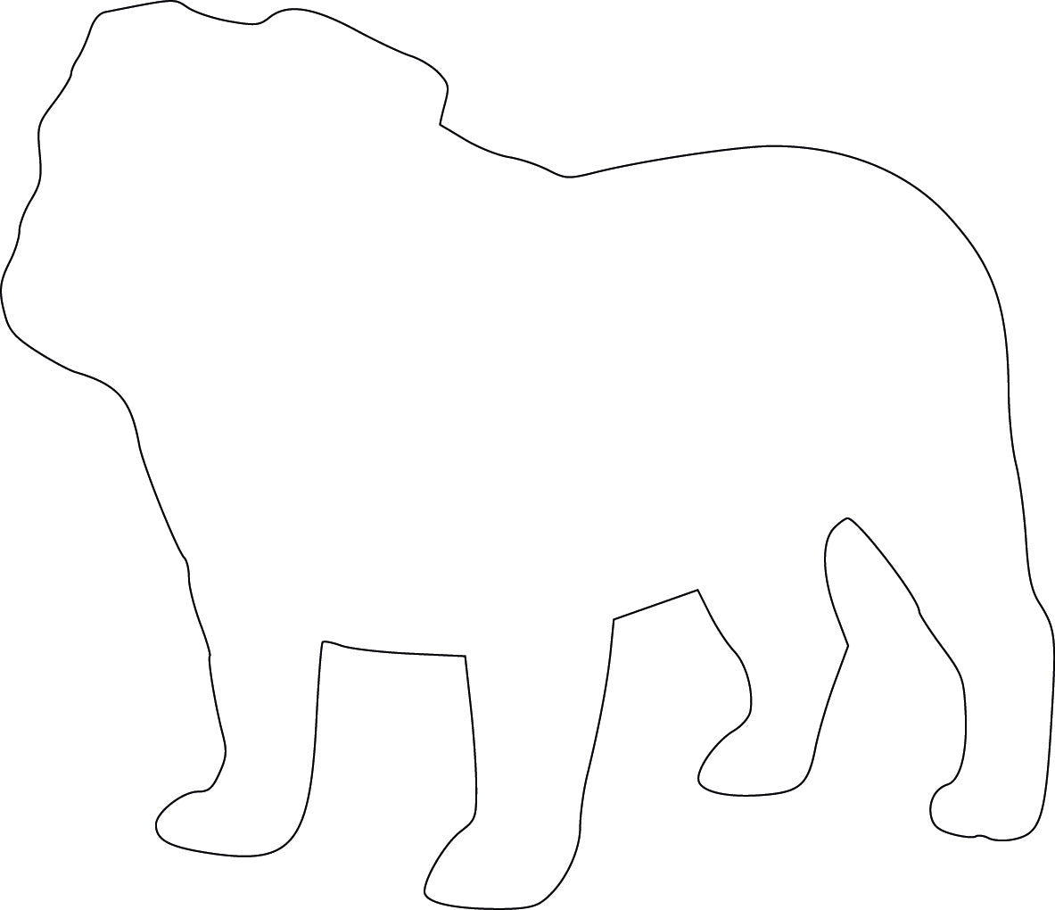 Voerbak/waterbak hond met naam en silhouet