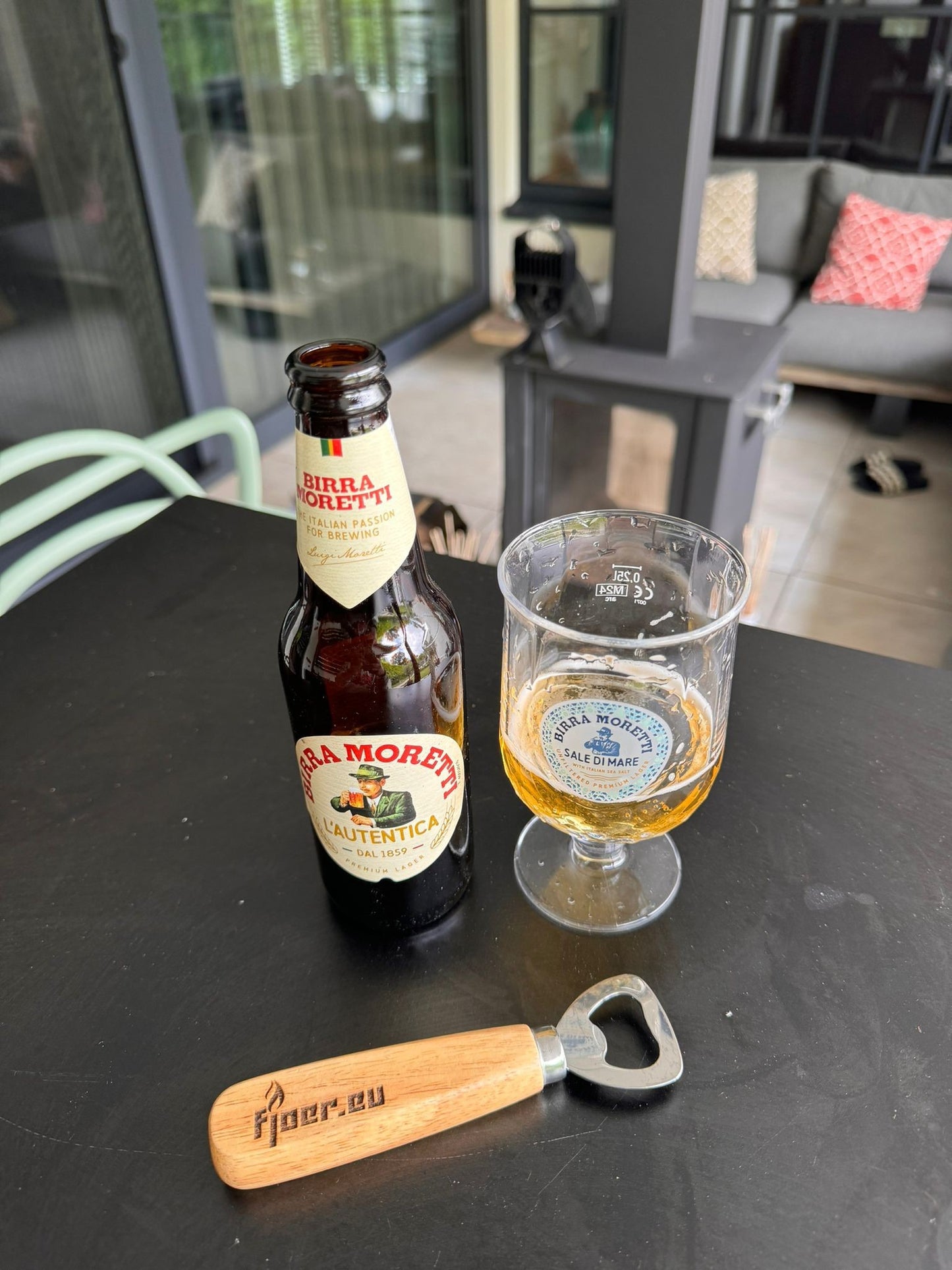Flesopener hout