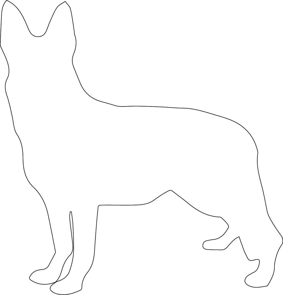 Voerbak/waterbak hond met naam en silhouet