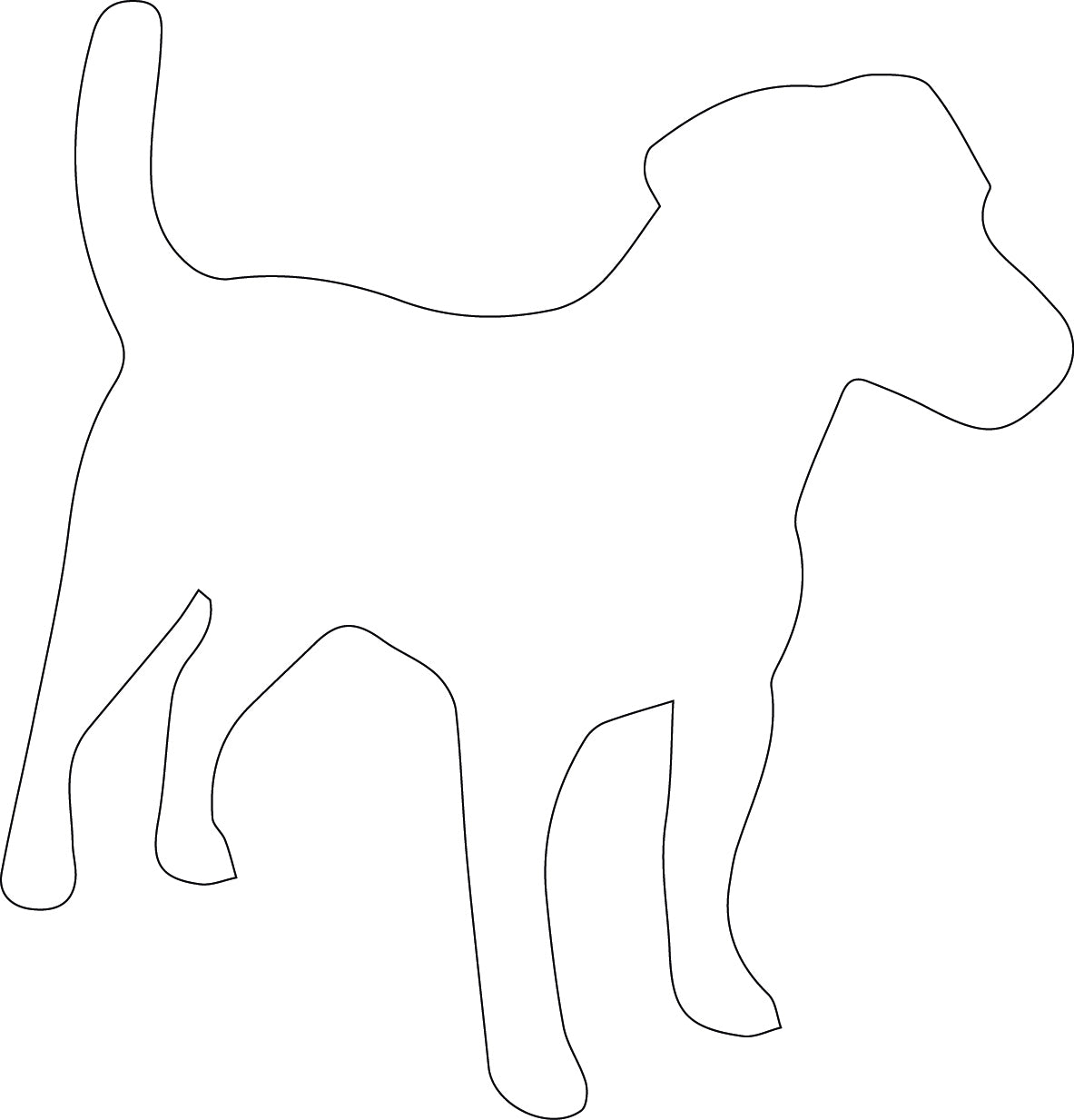 Voerbak/waterbak hond met naam en silhouet