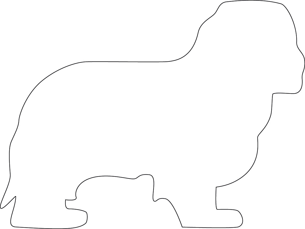 Voerbak/waterbak hond met naam en silhouet