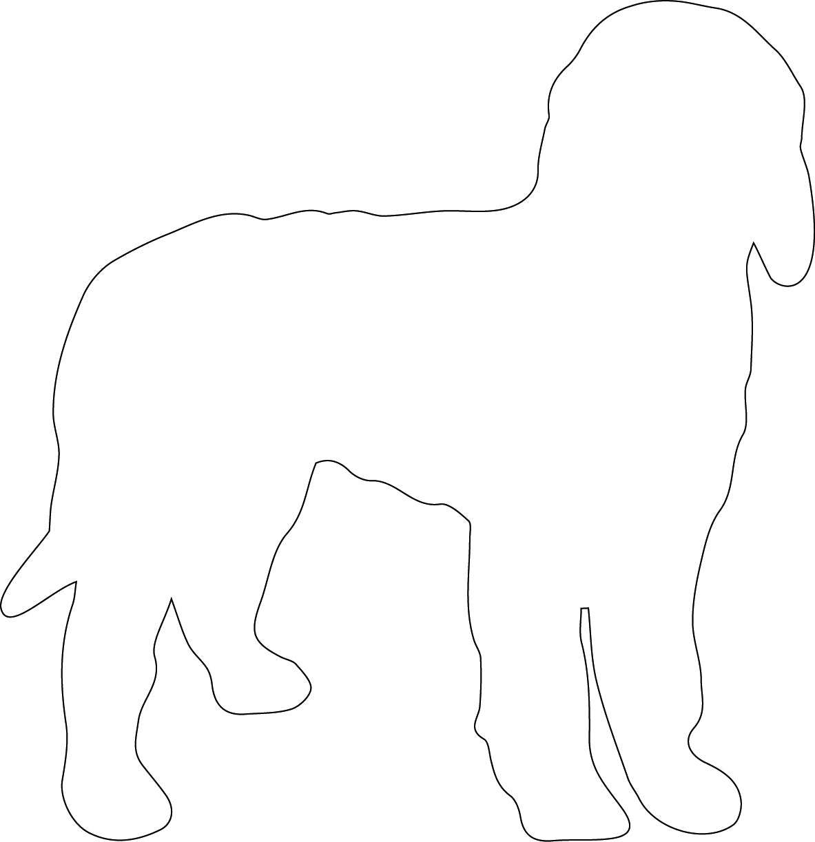Voerbak/waterbak hond met naam en silhouet