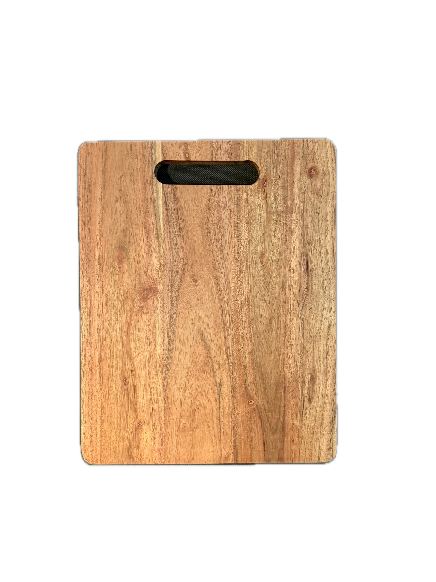Borrelplank acacia rechthoek met/zonder handgreep 32x25x1,4cm