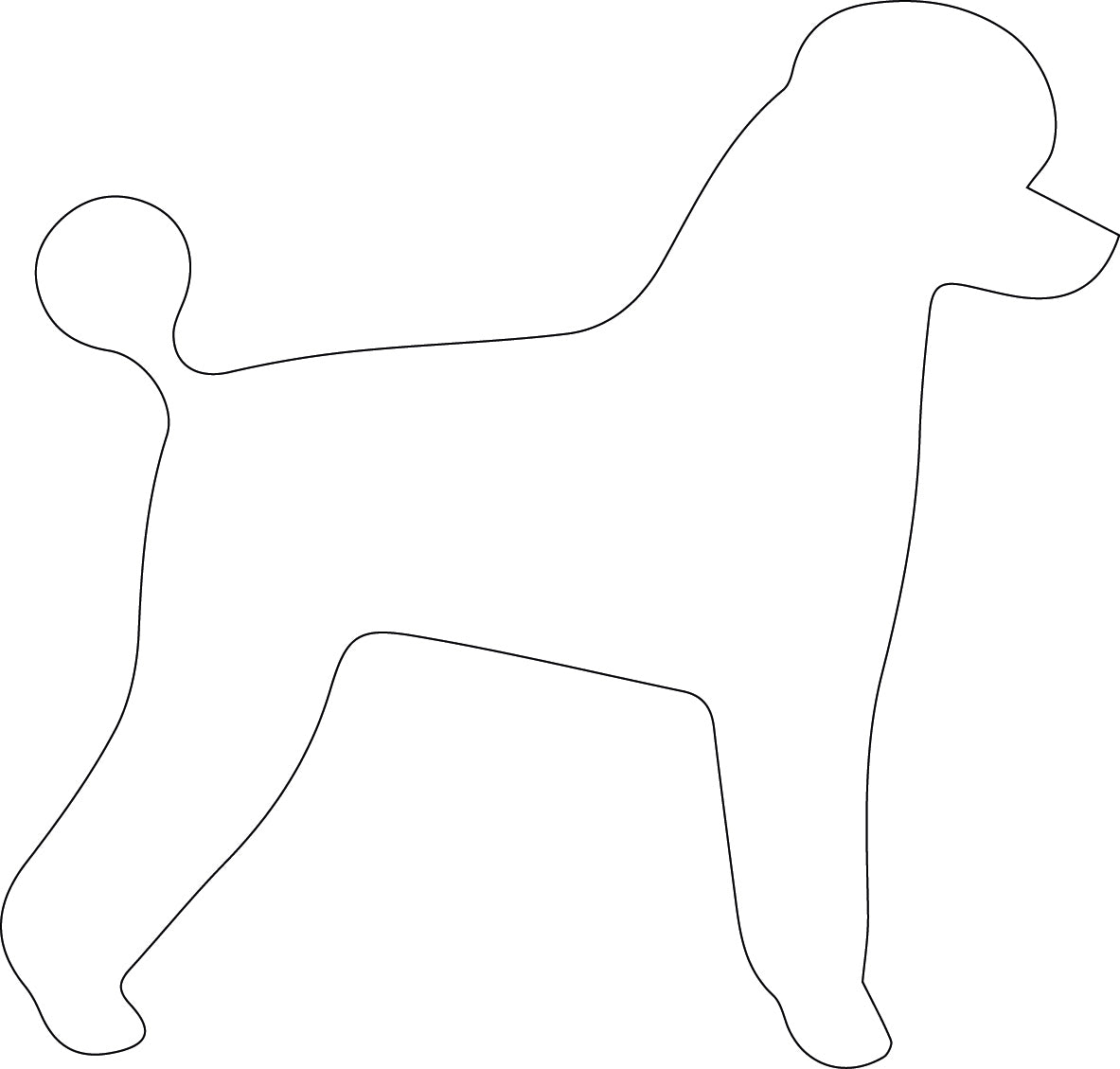 Voerbak/waterbak hond met naam en silhouet