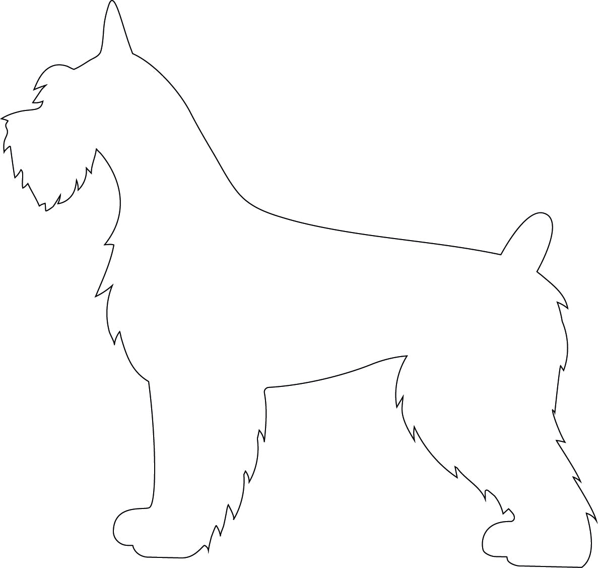 Voerbak/waterbak hond met naam en silhouet