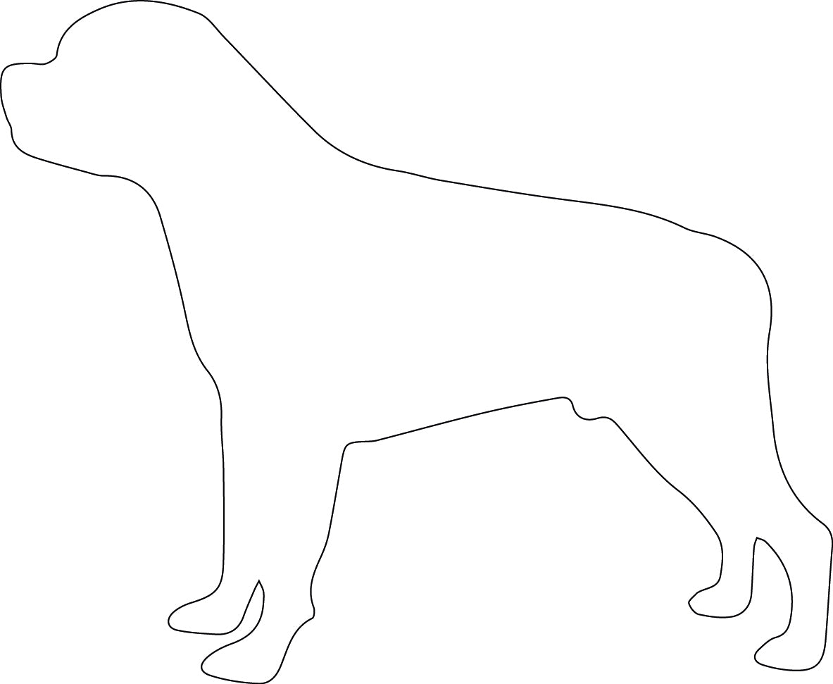 Voerbak/waterbak hond met naam en silhouet