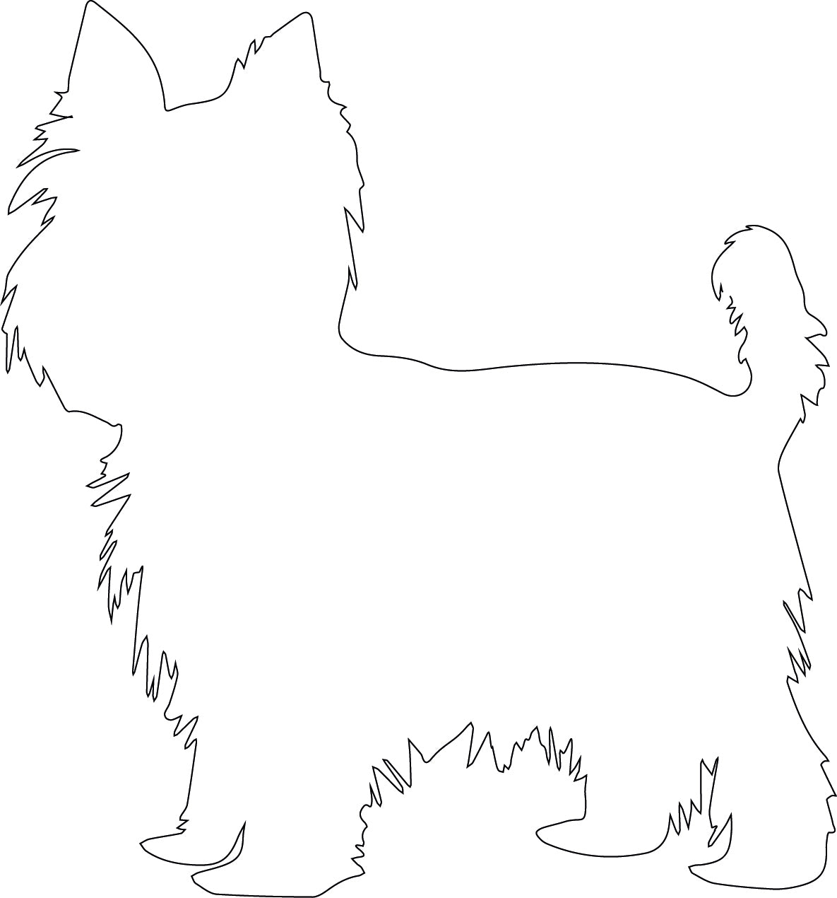 Voerbak/waterbak hond met naam en silhouet