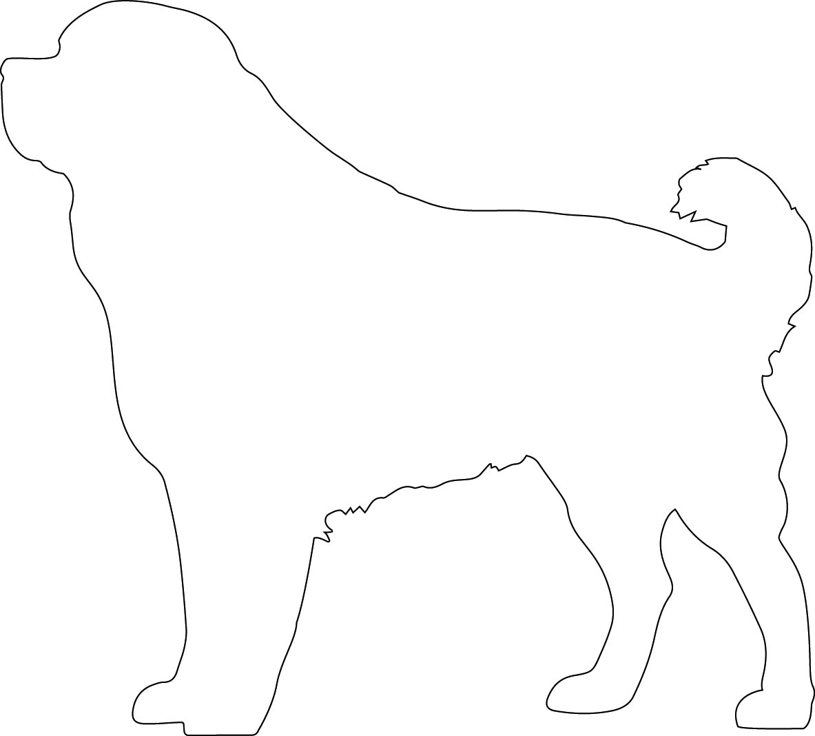 Voerbak/waterbak hond met naam en silhouet