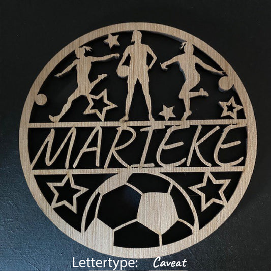 Decoratie met naam - Voetbal 3