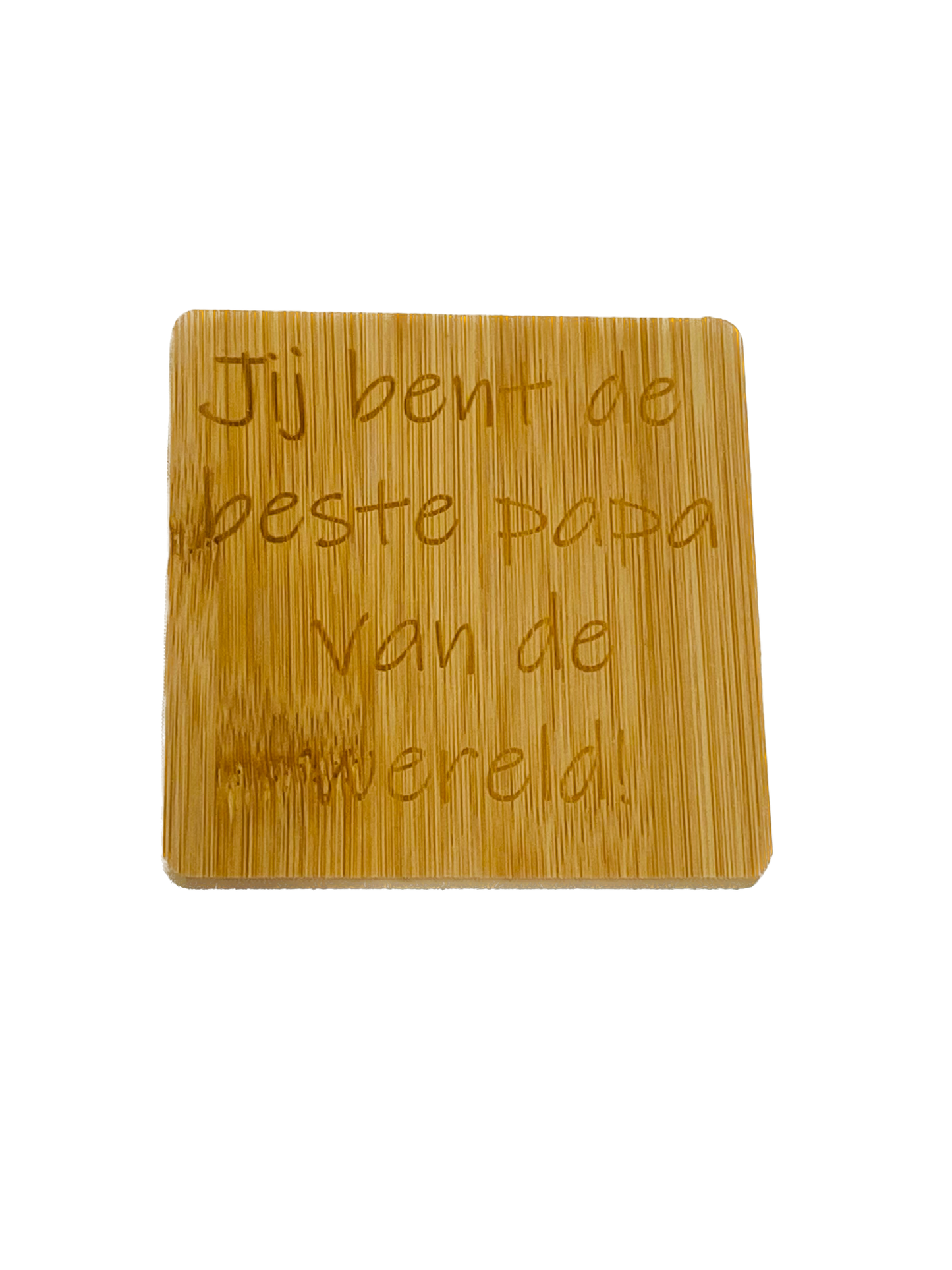 Onderzetter bamboe - set van 4
